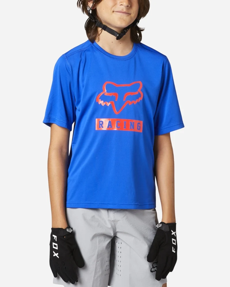 Maillot manches courtes enfant Fox Racing Ranger - Bleu