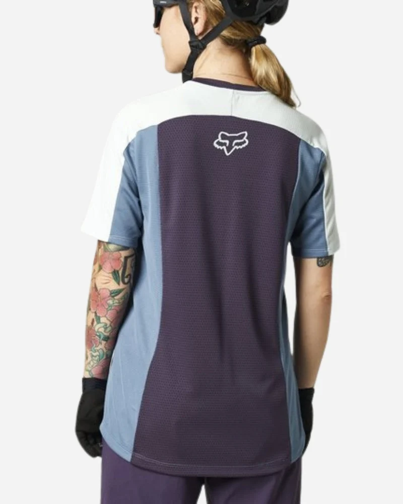 Maillot manches courtes femme Fox Racing Defend - Violet Foncé