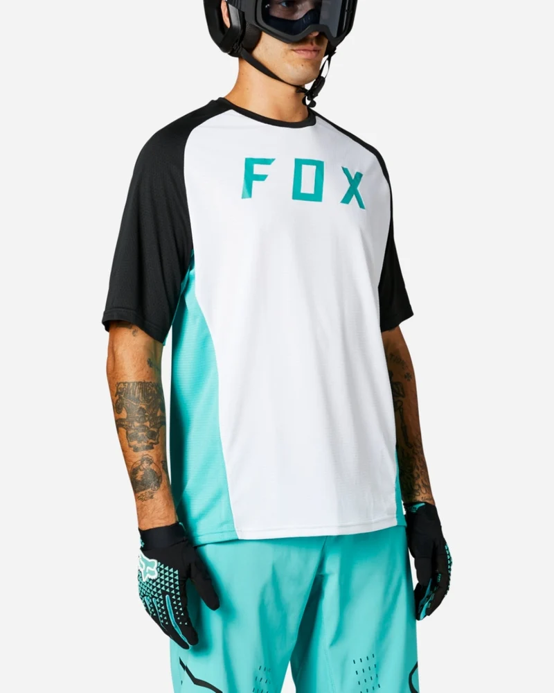 Maillot manches courtes Fox Racing Defend - Turquoise