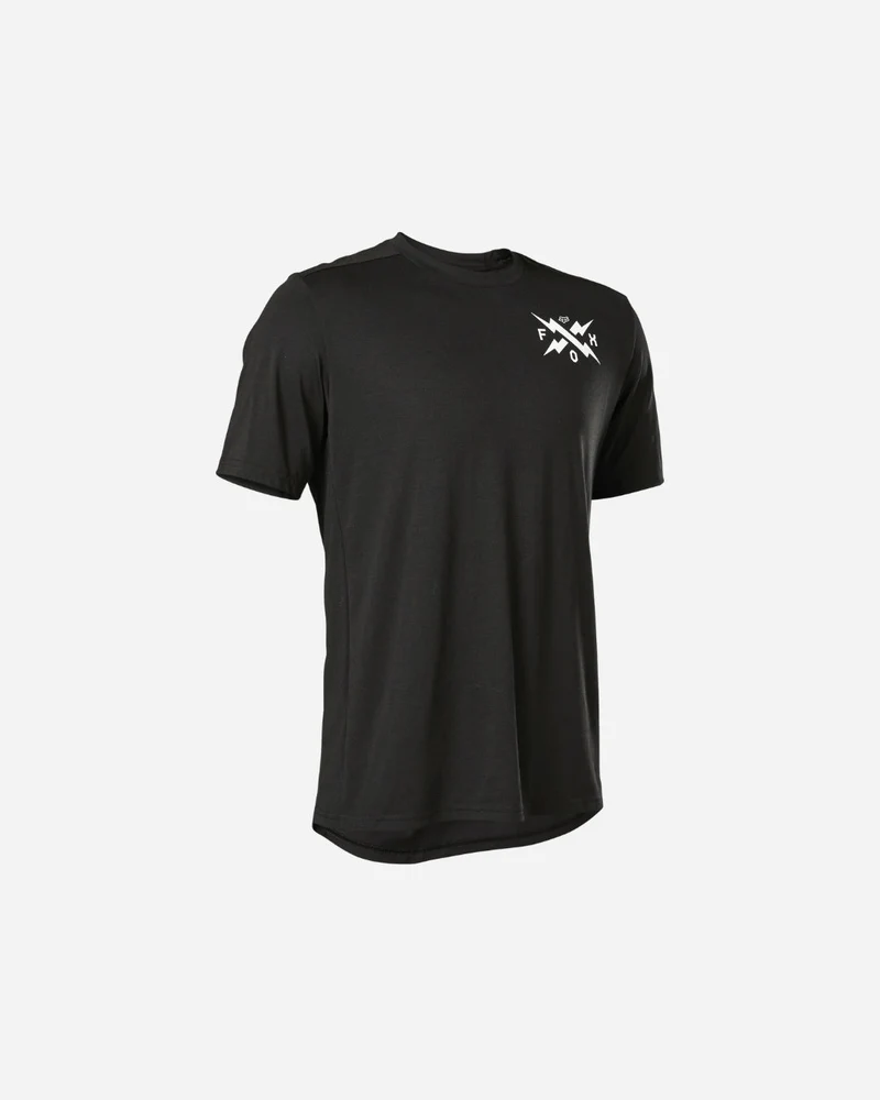 Maillot manches courtes Fox Racing Ranger Drirelease - Noir Calited