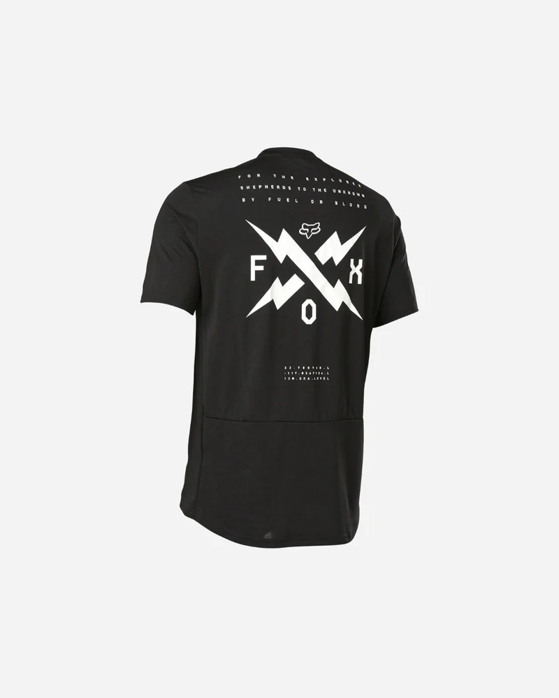 Maillot manches courtes Fox Racing Ranger Drirelease - Noir Calited