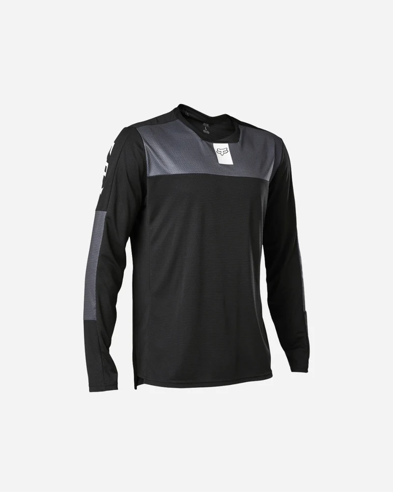 Maillot manches longues Fox Racing Defend Fox Head - Noir