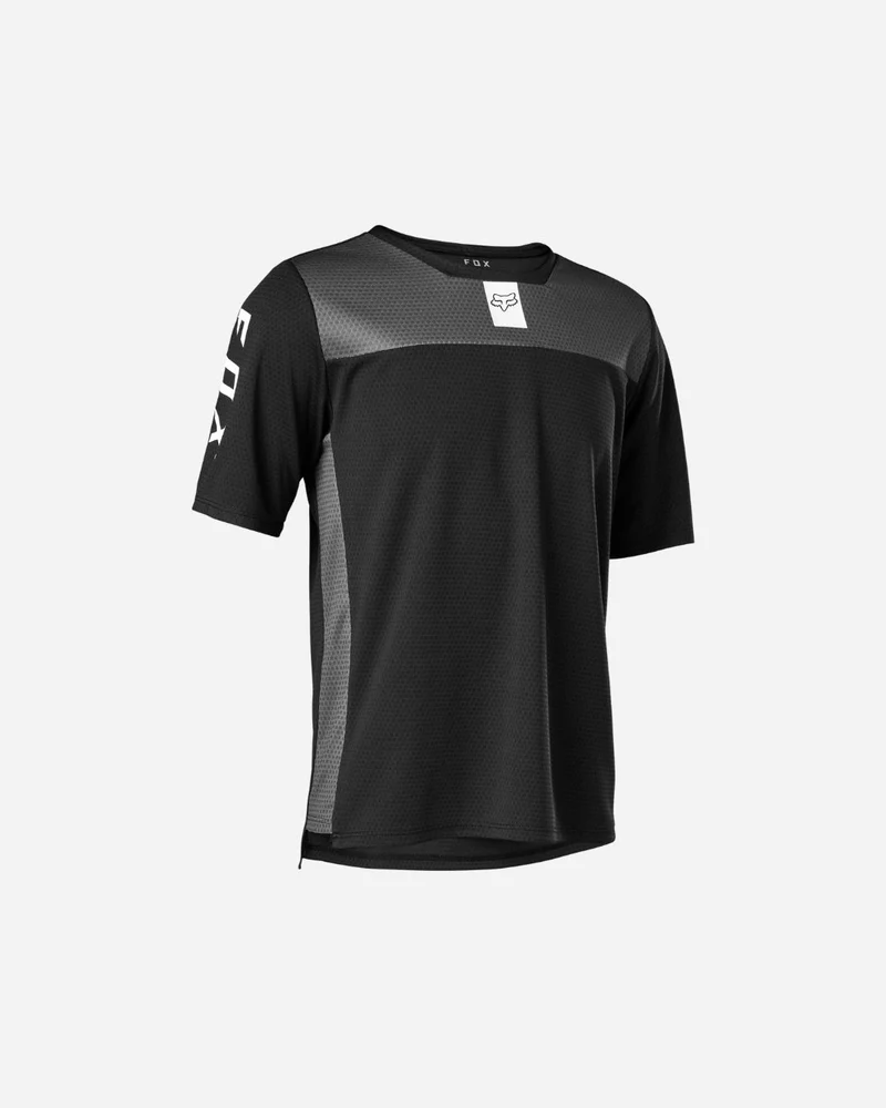 Maillot manches courtes enfant Fox Racing Defend - Noir