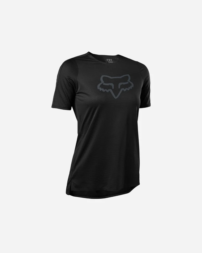 Maillot manches courtes femme Fox Racing Flexair - Noir