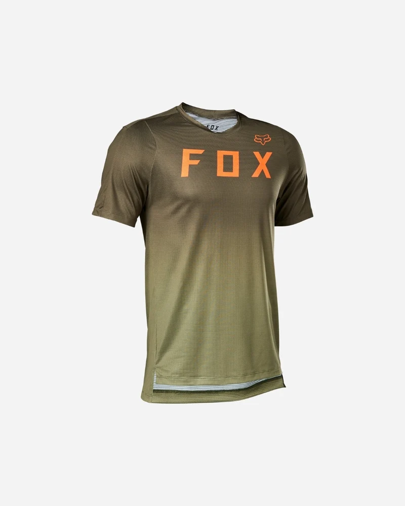 Maillot manches courtes Fox Racing Flexair - Vert