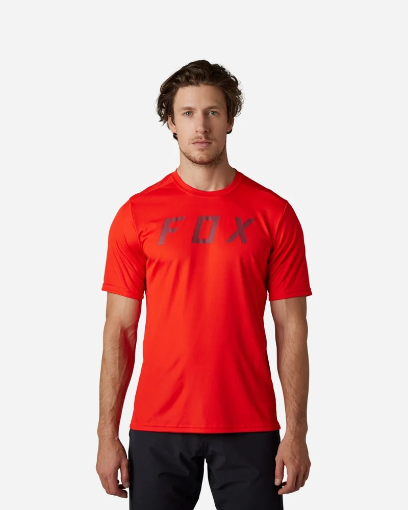 Maillot manches courtes Fox Racing Ranger Moth Race - Rouge Fluo