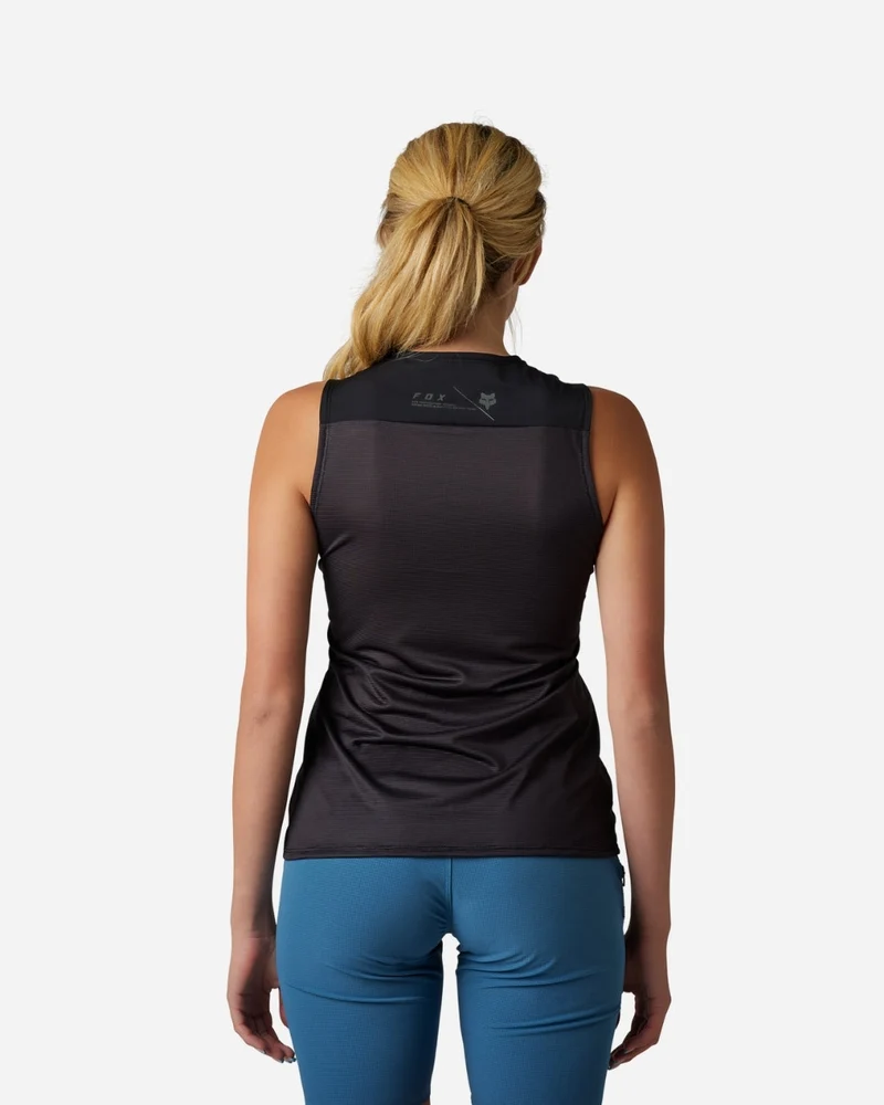 Maillot manches courtes femme Fox Racing Flexair Ascent - Noir