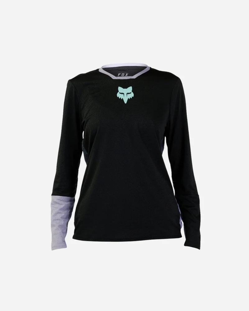 Maillot manches longues femme Fox Racing Defend Race - Noir