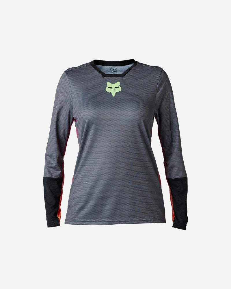 Maillot manches longues femme Fox Racing Defend Race - Pewter