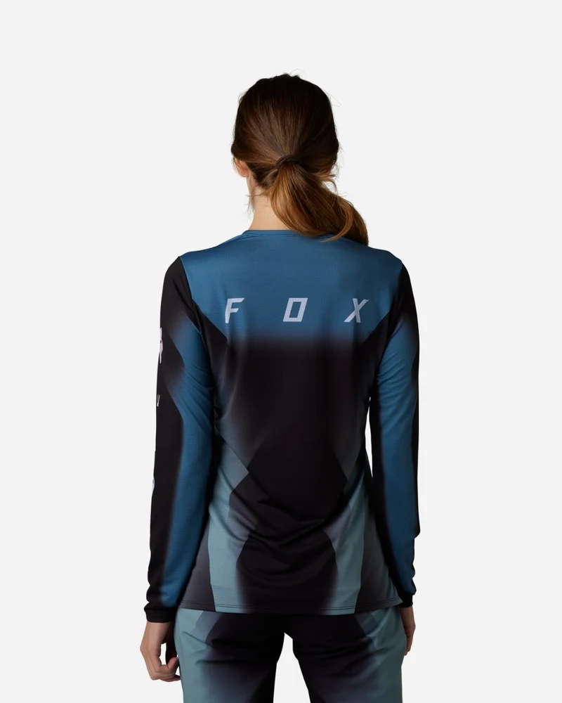 Maillot manches longues femme Fox Racing Flexair TS57 - Noir