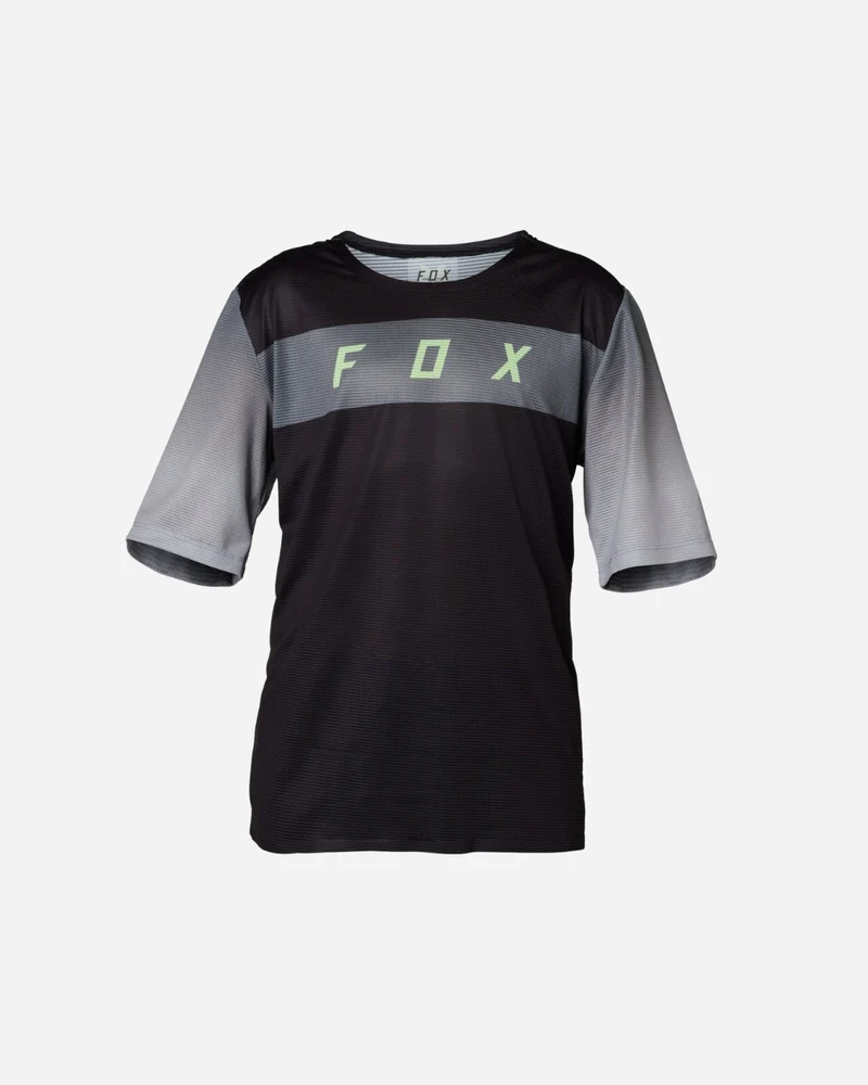 Maillot manches courtes enfant Fox Racing Flexair - Noir