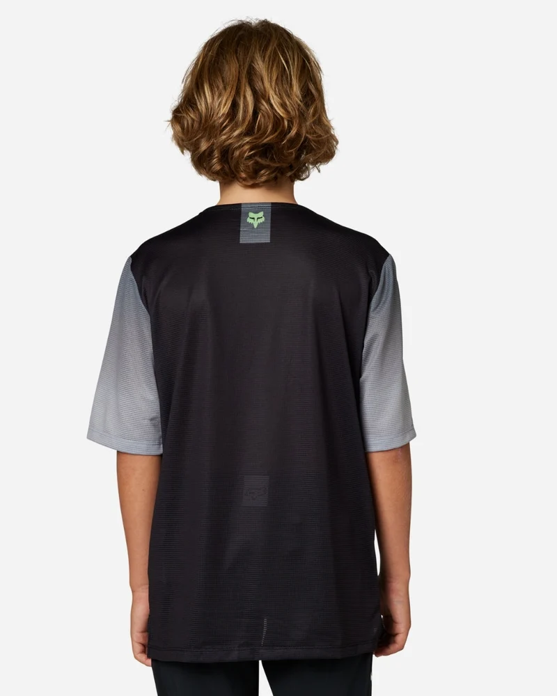 Maillot manches courtes enfant Fox Racing Flexair - Noir