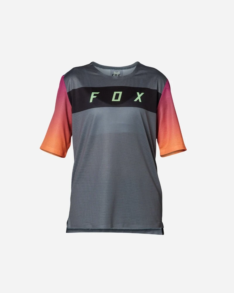 Maillot manches courtes enfant Fox Racing Flexair - Pewter
