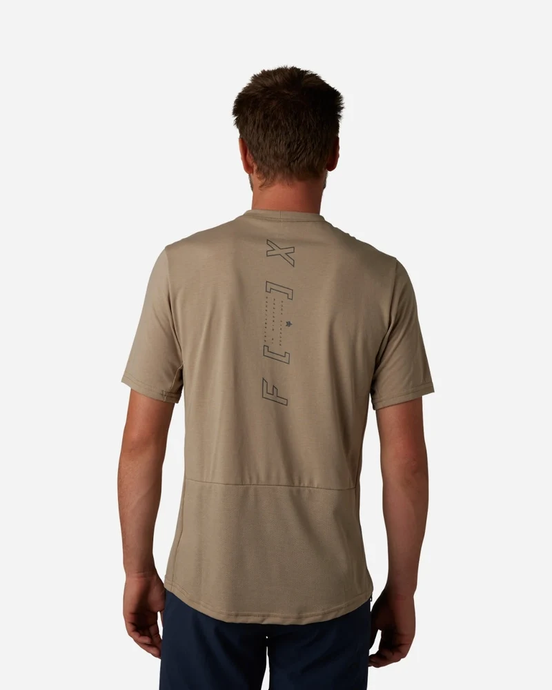 Maillot manches courtes Fox Racing Ranger Emit Drirelease - Mocca