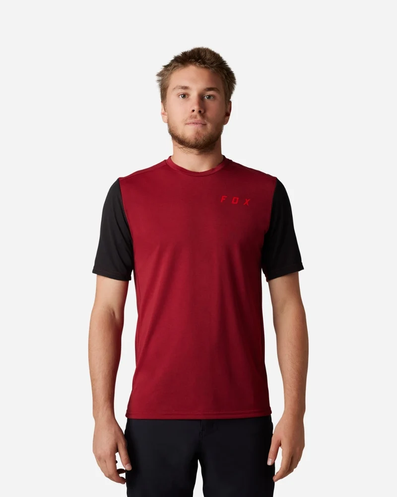 Maillot manches courtes Fox Racing Ranger Race Drirelease - Bordeaux