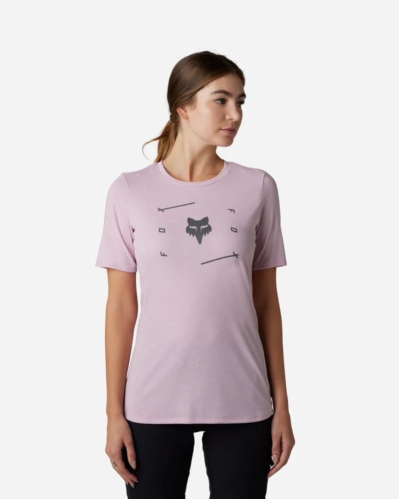 Maillot manches courtes femme Fox Racing Ranger Veni Drirelease - Blush