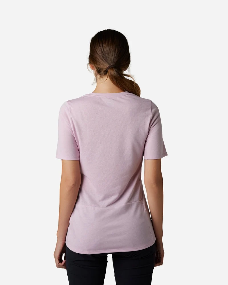 Maillot manches courtes femme Fox Racing Ranger Veni Drirelease - Blush