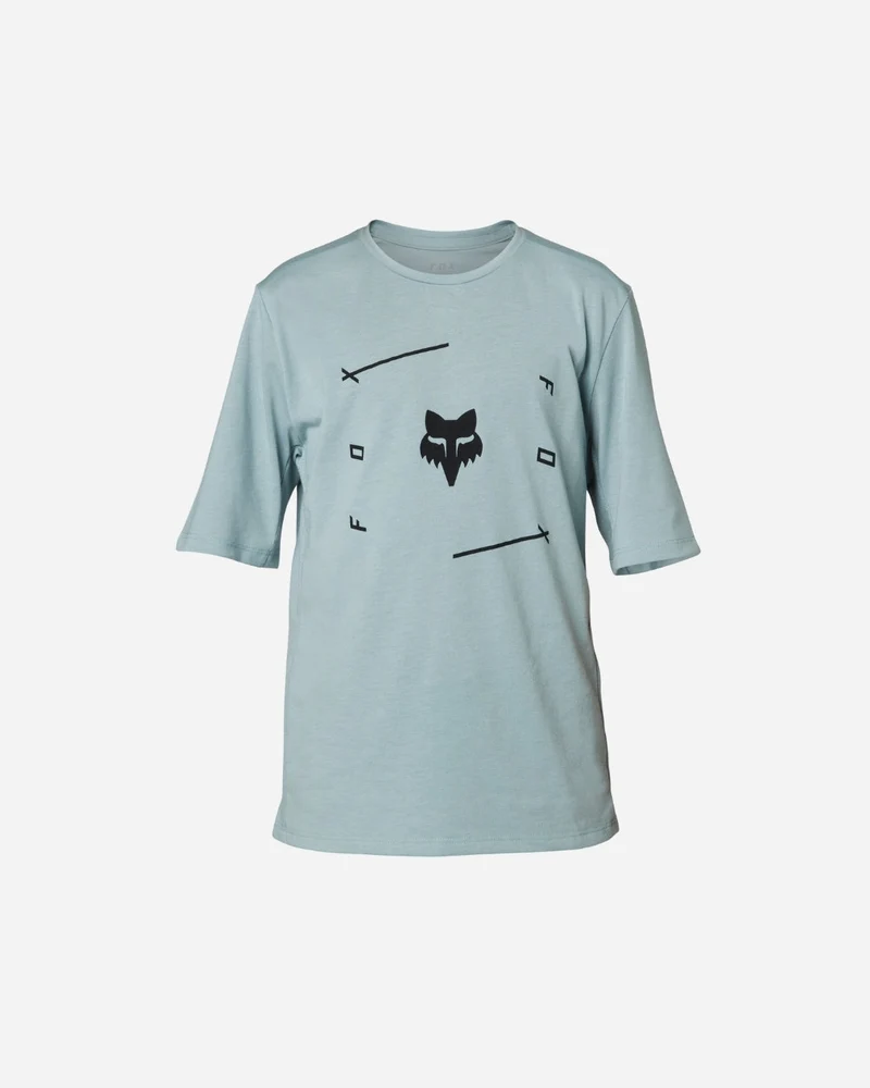 Maillot manches courtes enfant Fox Racing Ranger Veni Drirelease - Gunmetal