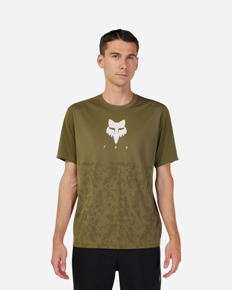 Maillot manches courtes Fox Racing Ranger TruDri - Vert