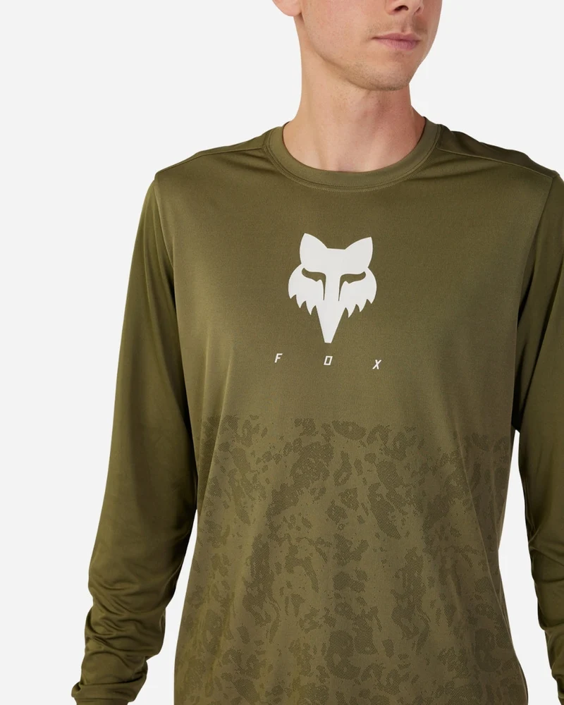Maillot manches longues Fox Racing Ranger TruDri - Vert