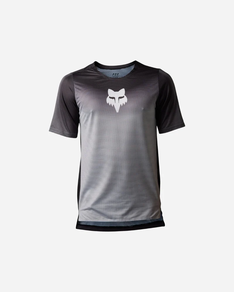 Maillot manches courtes Fox Racing Flexair Novah - Gris Acier