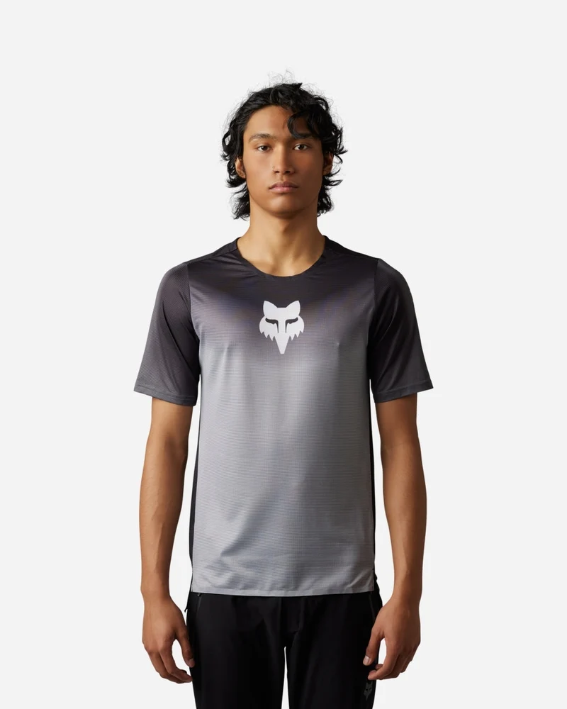Maillot manches courtes Fox Racing Flexair Novah - Gris Acier