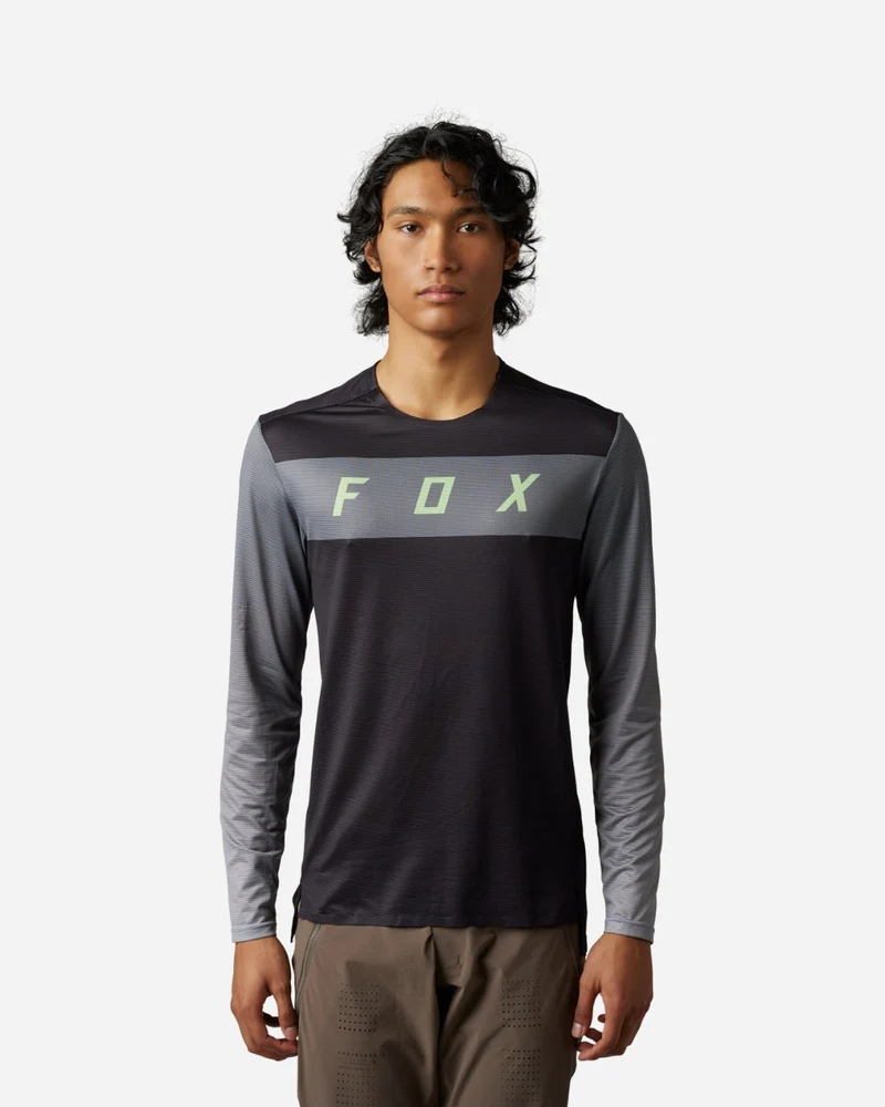 Maillot manches longues Fox Racing Flexair Arcadia - Noir