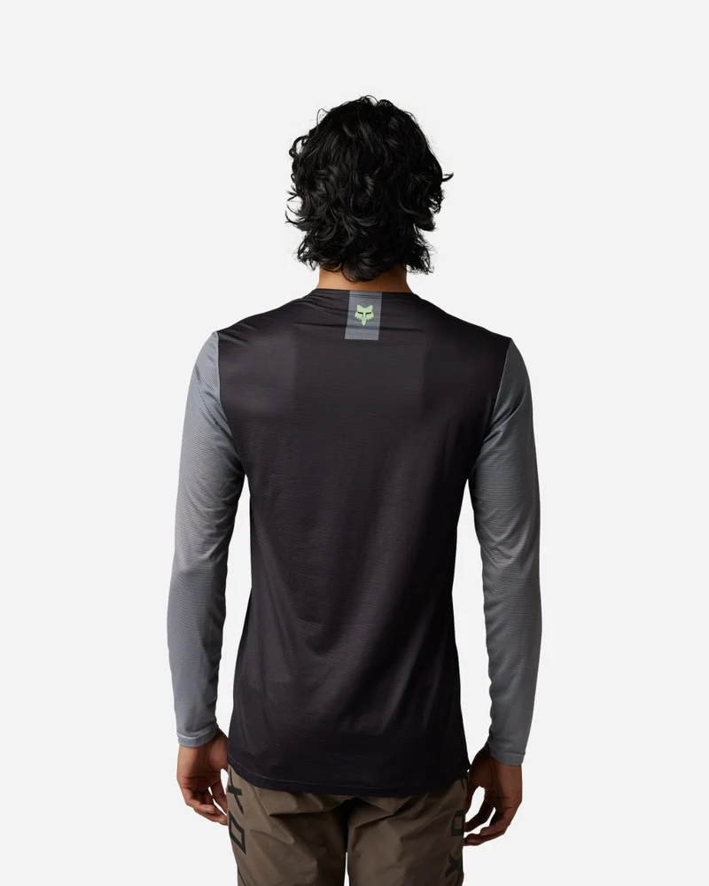 Maillot manches longues Fox Racing Flexair Arcadia - Noir