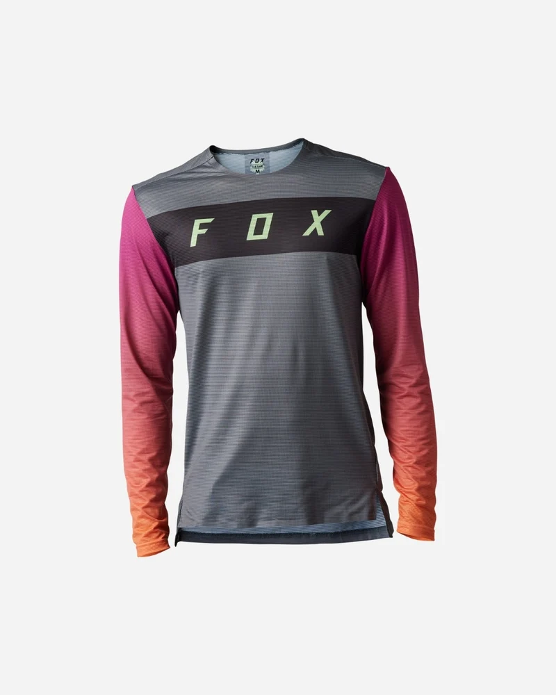 Maillot manches longues Fox Racing Flexair Arcadia - Pewter