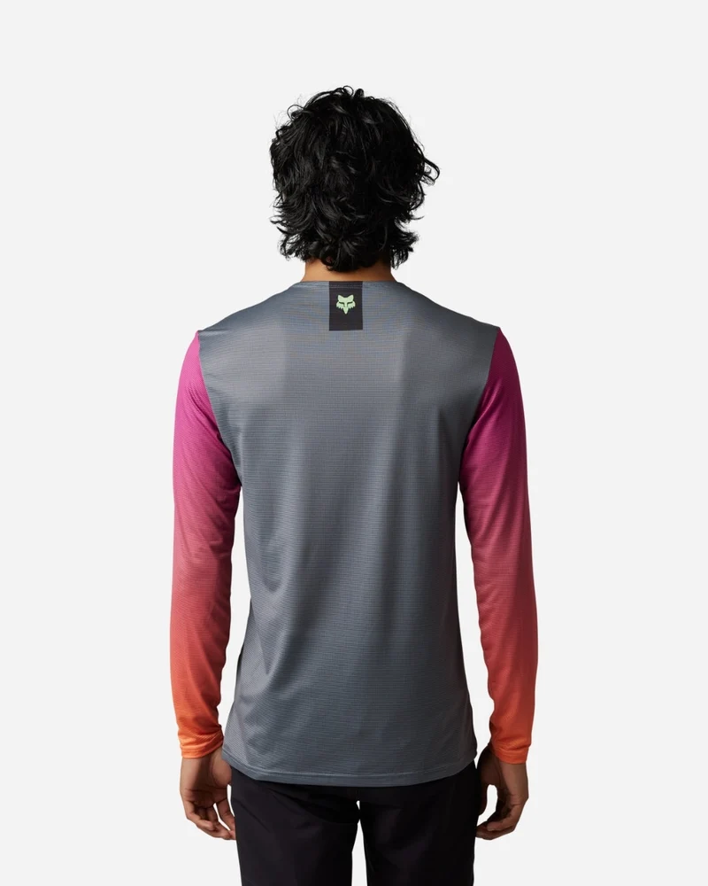 Maillot manches longues Fox Racing Flexair Arcadia - Pewter