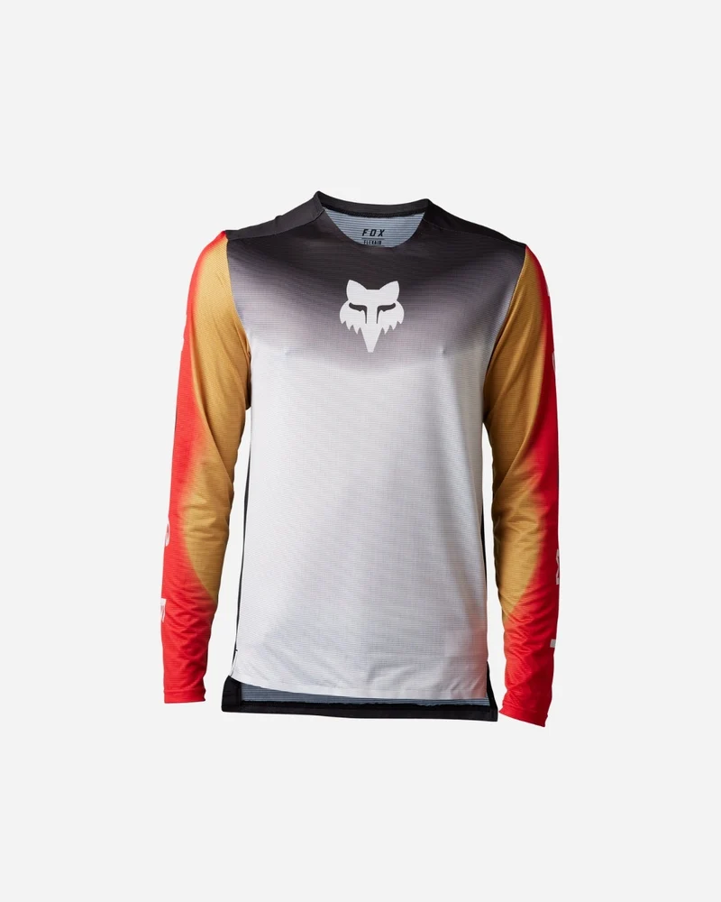Maillot manches longues Fox Racing Flexair Novah - Noir/Blanc