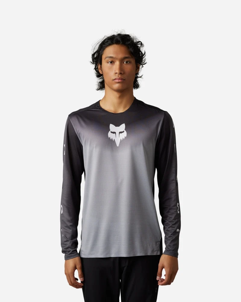 Maillot manches longues Fox Racing Flexair Novah - Gris Acier