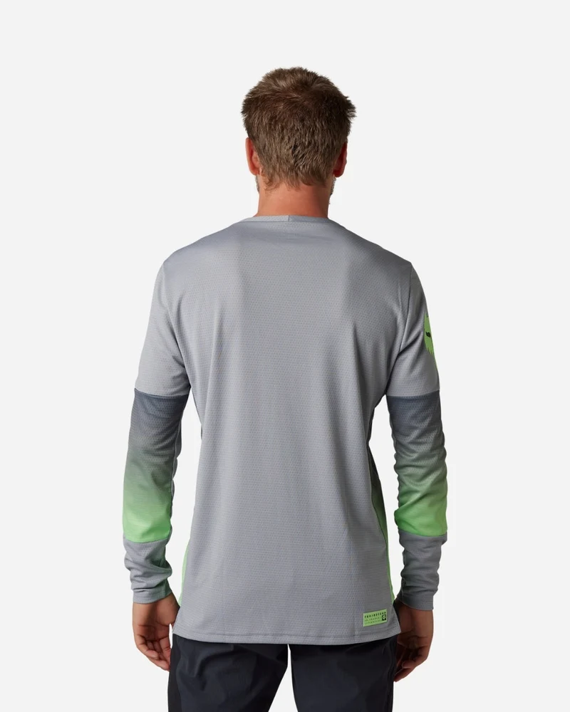 Maillot manches longues Fox Racing Defend Cekt - Gris Clair