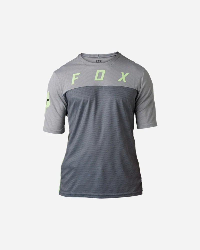 Maillot manches courtes Fox Racing Defend Cekt - Noir/Gris