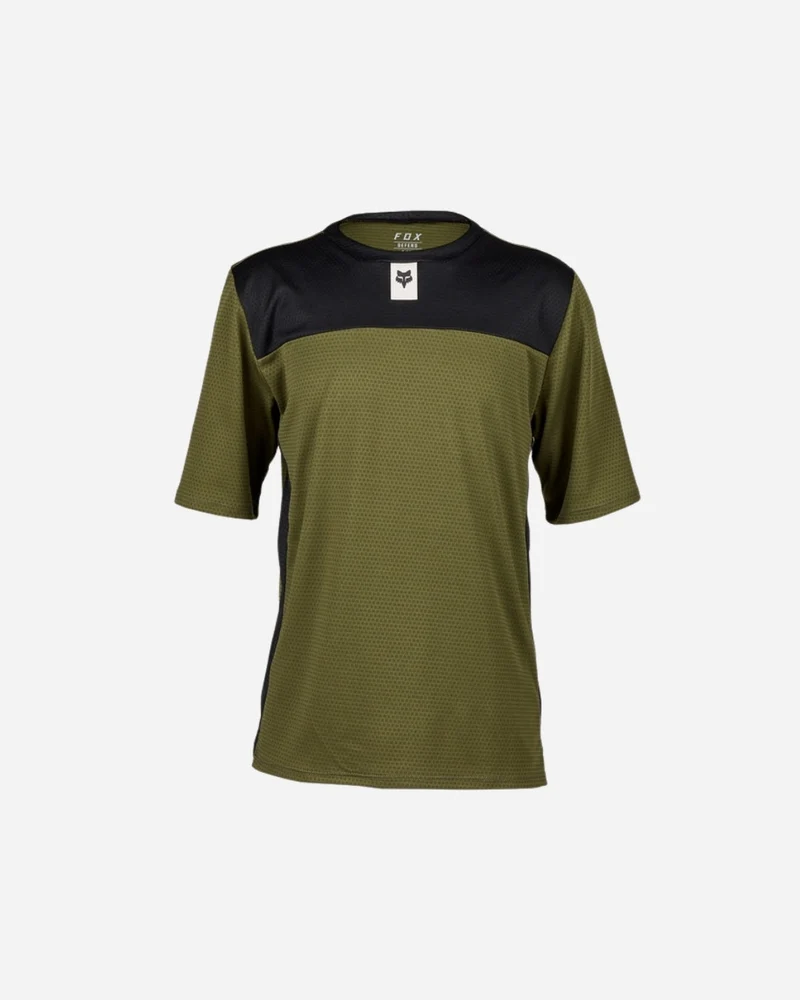 Maillot manches courtes enfant Fox Racing Defend - Vert