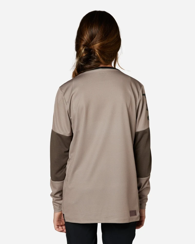Maillot manches longues enfant Fox Racing Defend - Mocca