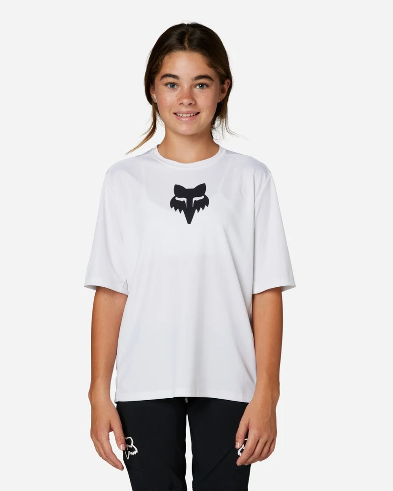 Maillot manches courtes enfant Fox Racing Ranger - Blanc