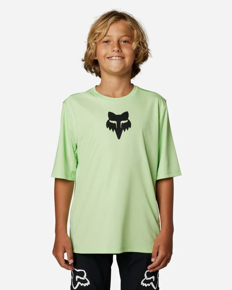 Maillot manches courtes enfant Fox Racing Ranger - Concombre