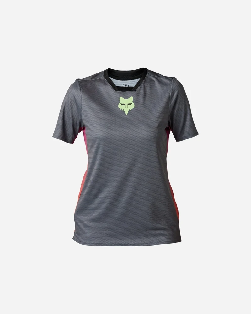 Maillot manches courtes femme Fox Racing Defend Race - Pewter