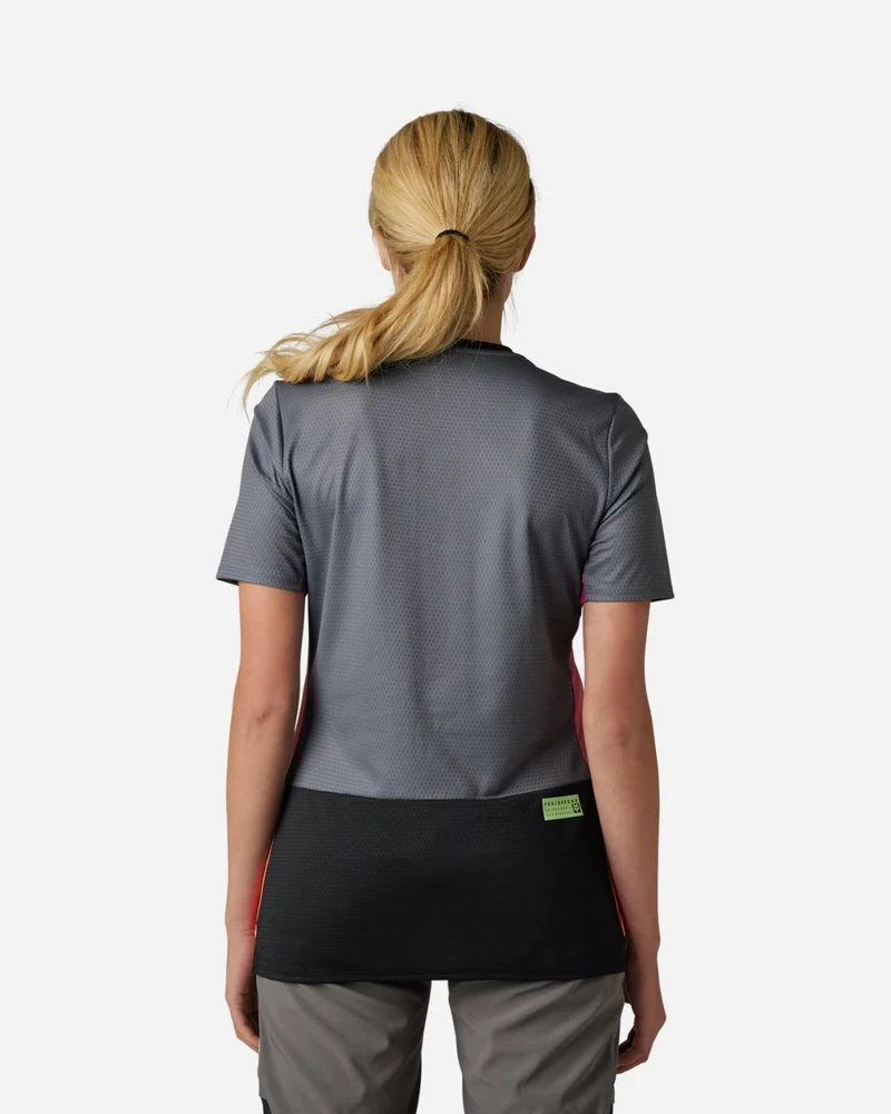 Maillot manches courtes femme Fox Racing Defend Race - Pewter