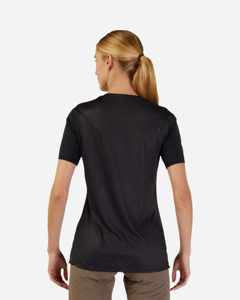 Maillot manches courtes femme Fox Racing Flexair - Noir