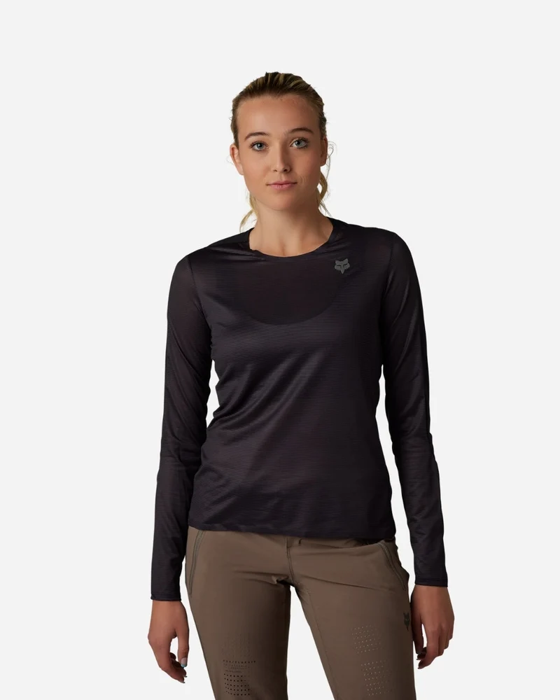 Maillot manches longues femme Fox Racing Flexair Ascent - Noir