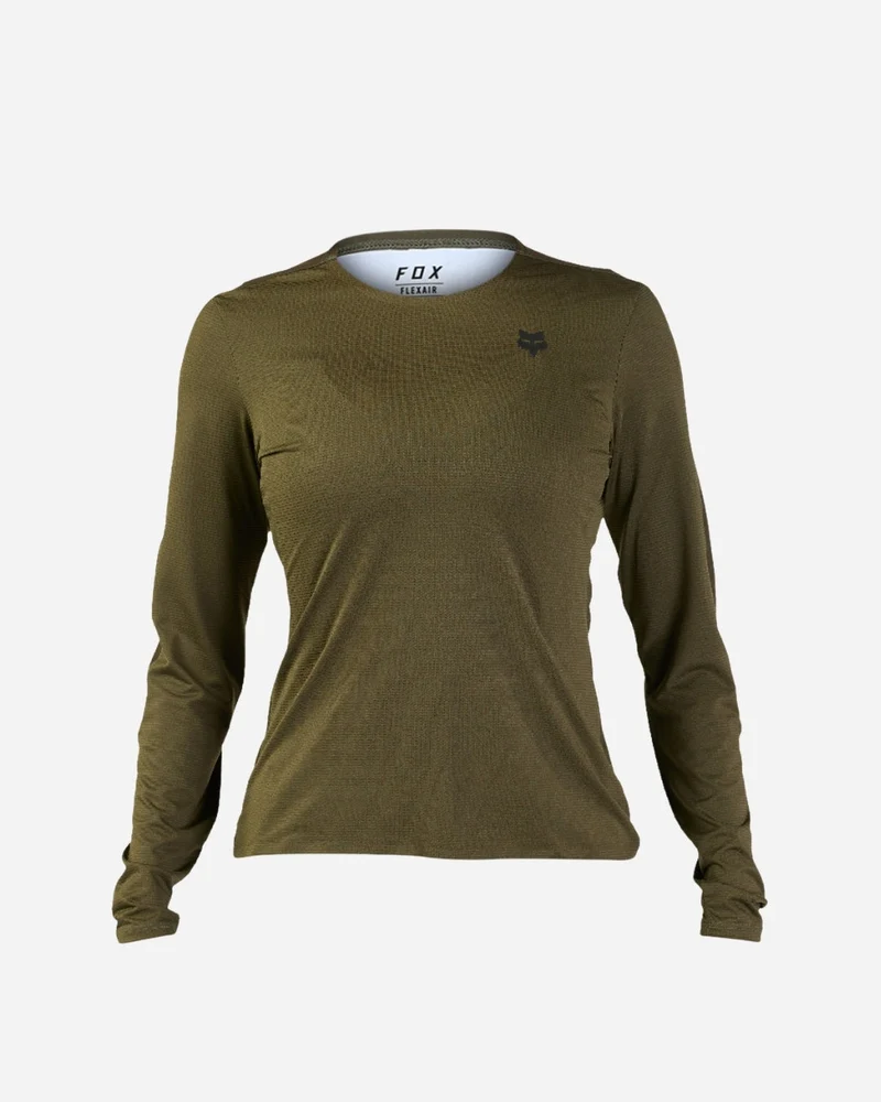 Maillot manches longues femme Fox Racing Flexair Ascent - Vert