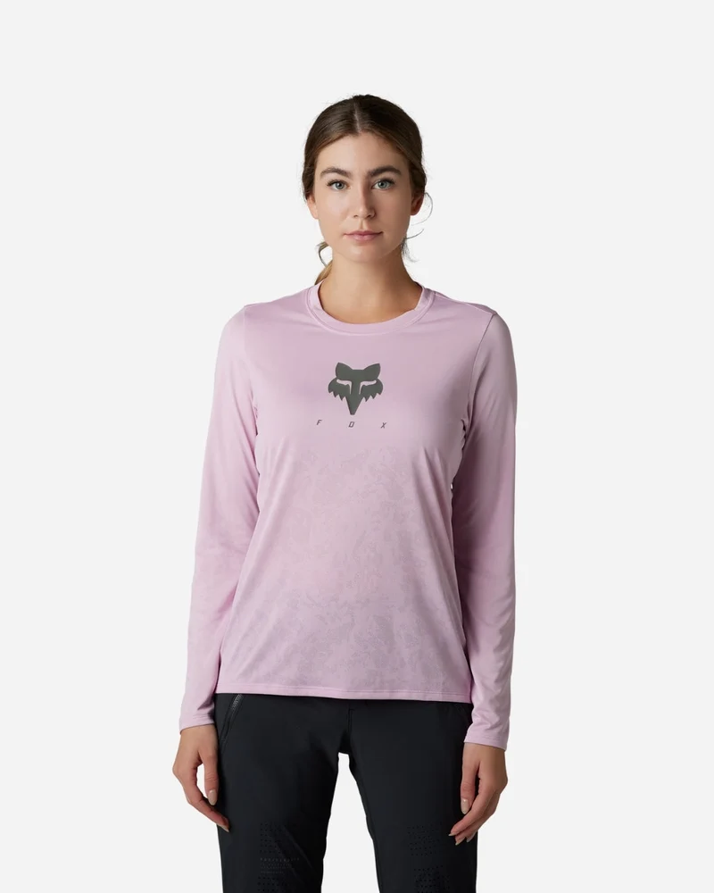 Maillot manches longues femme Fox Racing Ranger TruDri - Blush
