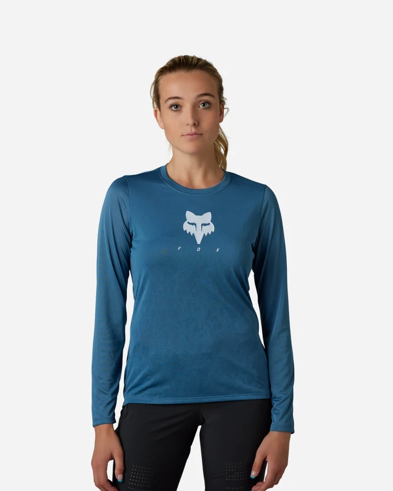 Maillot manches longues femme Fox Racing Ranger TruDri - Ardoise Foncé