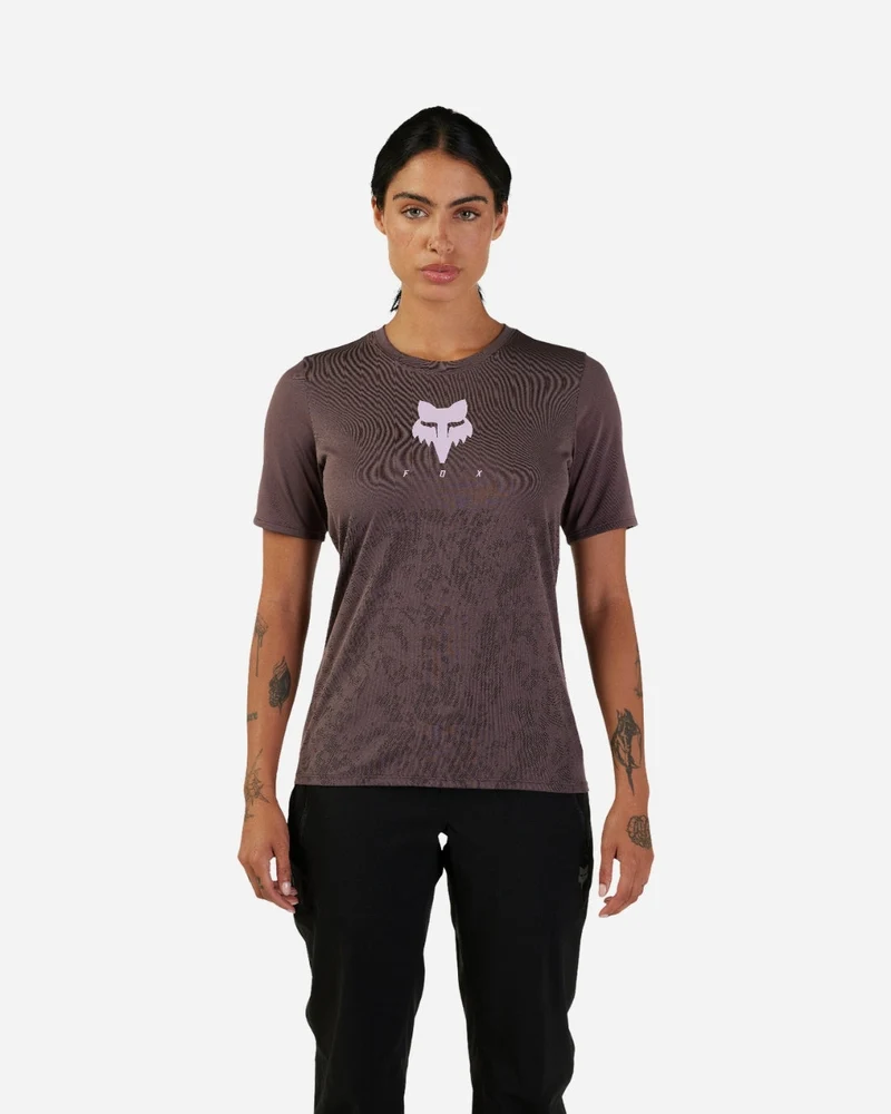 Maillot manches courtes femme Fox Racing Ranger TruDri - Violet