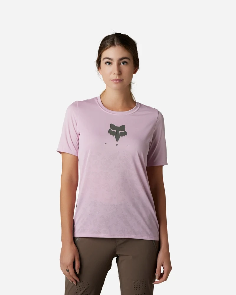 Maillot manches courtes femme Fox Racing Ranger TruDri - Blush