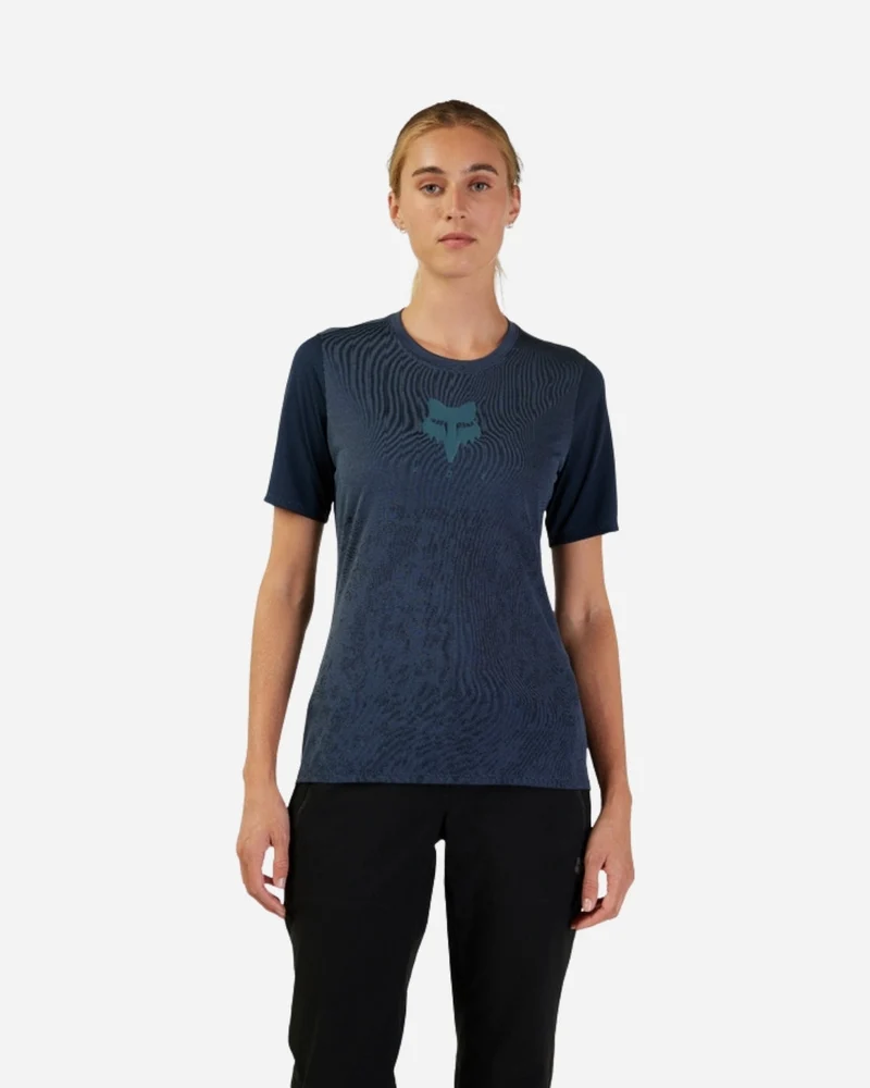 Maillot manches courtes femme Fox Racing Ranger TruDri - Minuit