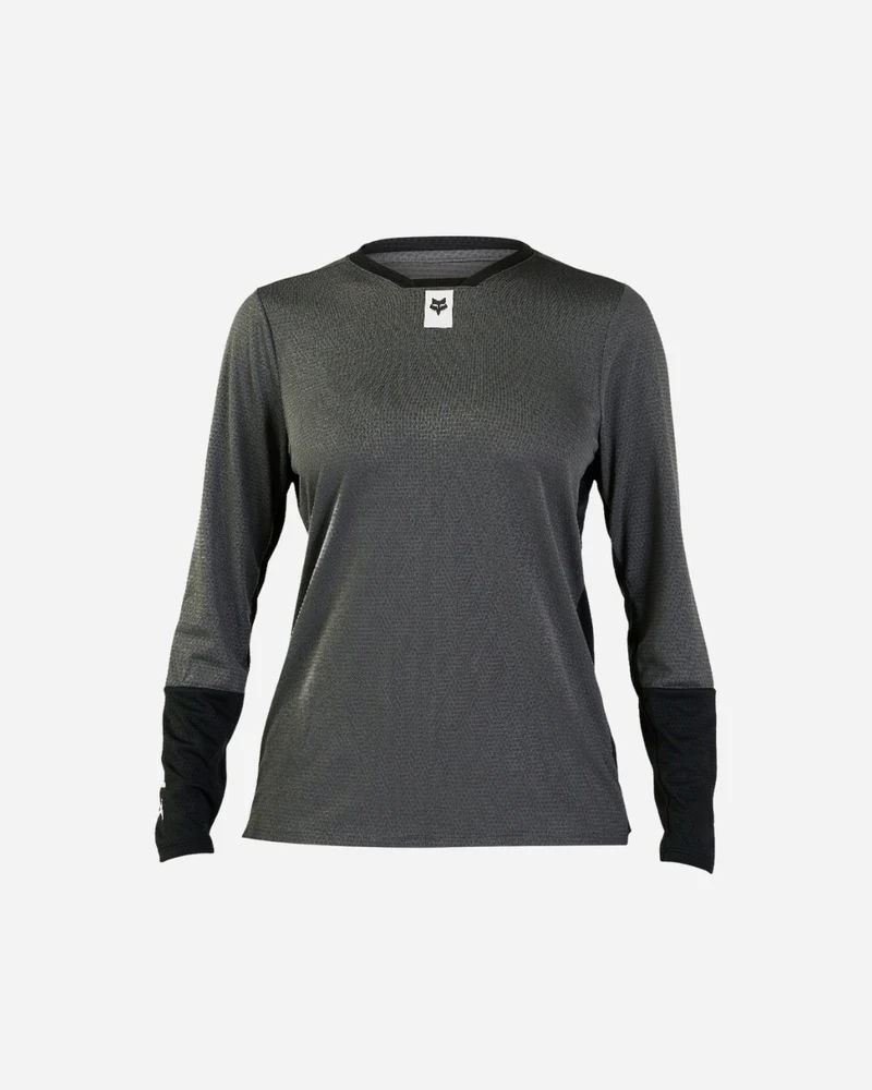 Maillot manches longues femme Fox Racing Defend - Gris Foncé