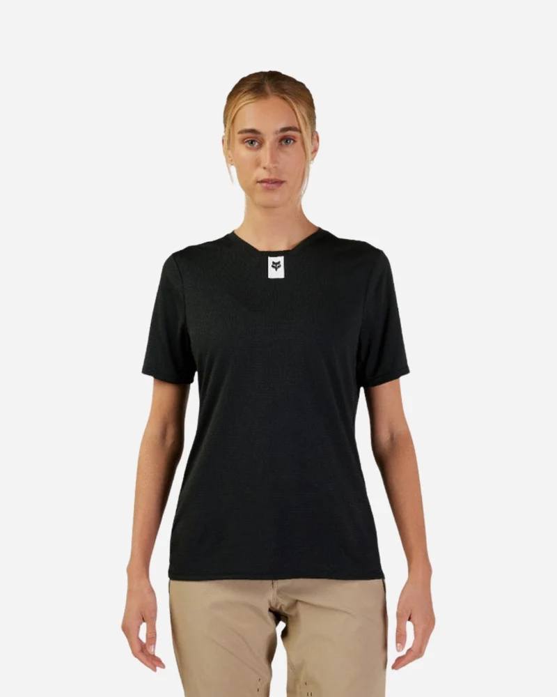 Maillot manches courtes femme Fox Racing Defend - Noir